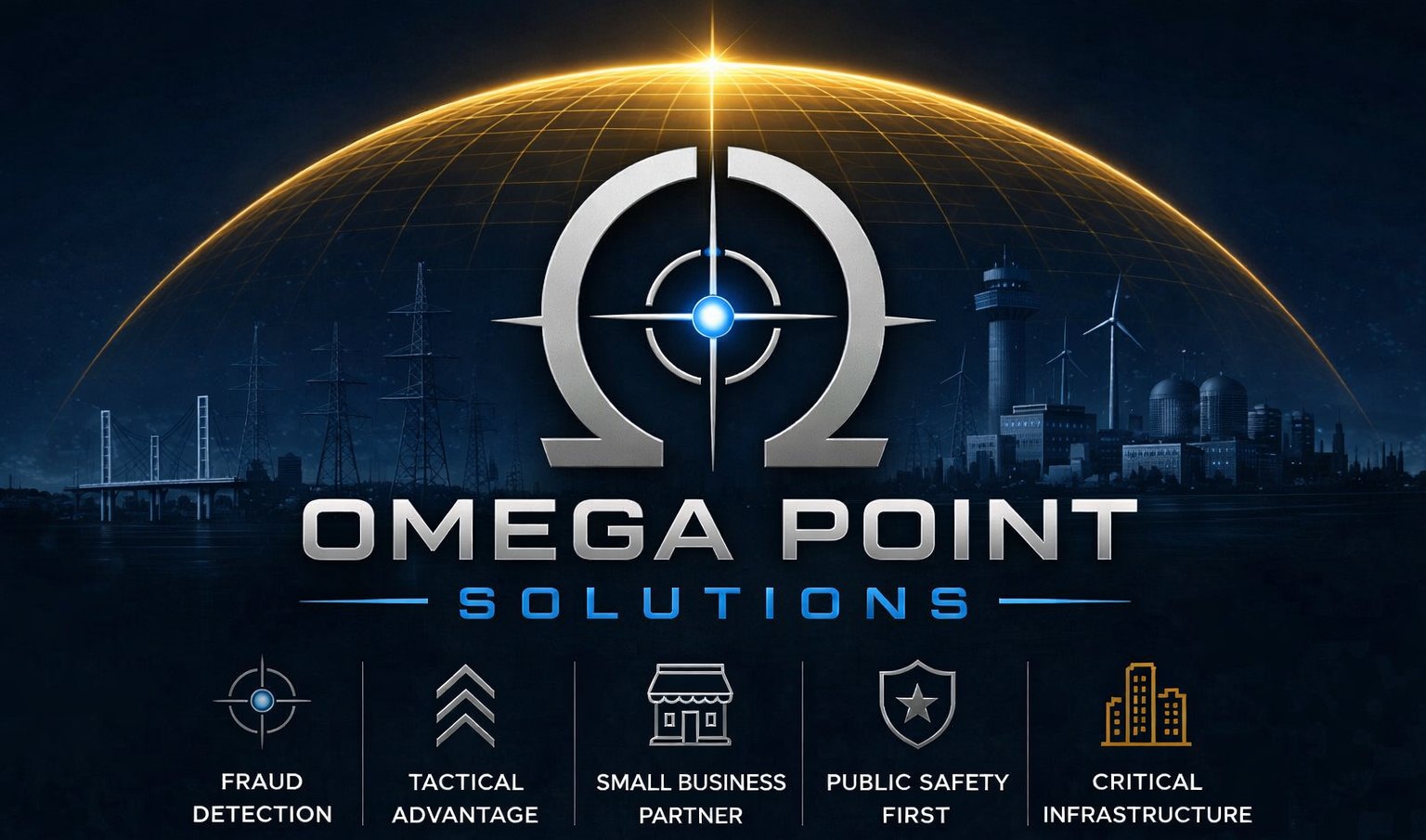 Omega Point Solutions brand emblem